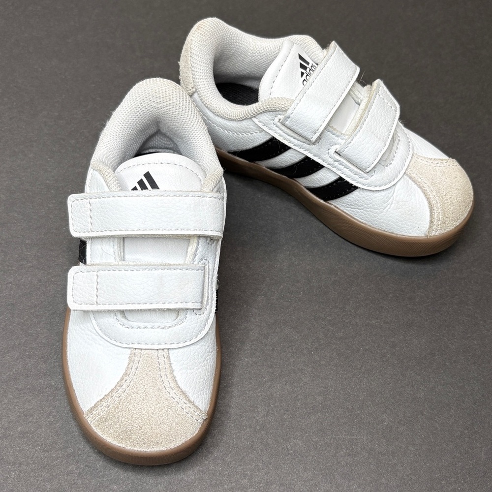 ADIDAS VL Court White Toddler Size 7K - Picture 12 of 12